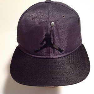 Nike Air Jordan Youth Hat Jumpman Black Snap Back
